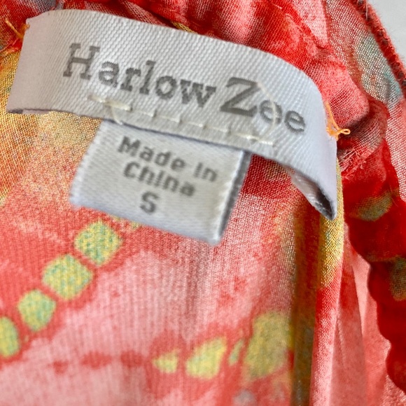 Harlow Zee relaxed fit top tunic rainbow size S - Picture 5 of 5